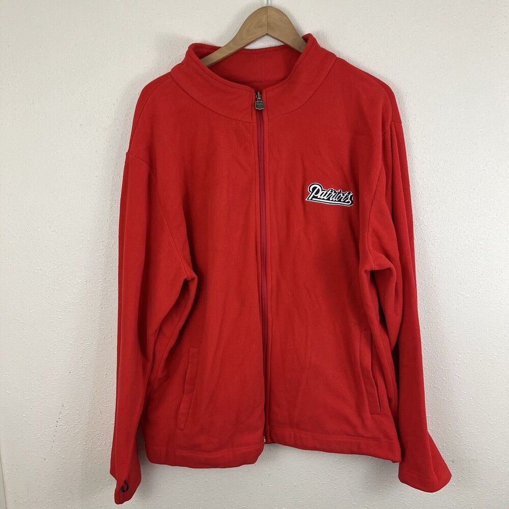 NFL Pro Line New England Patriots 2-in-1 Hooded Puffer Fleece Jacket Mens XL - Picture 7 of 11